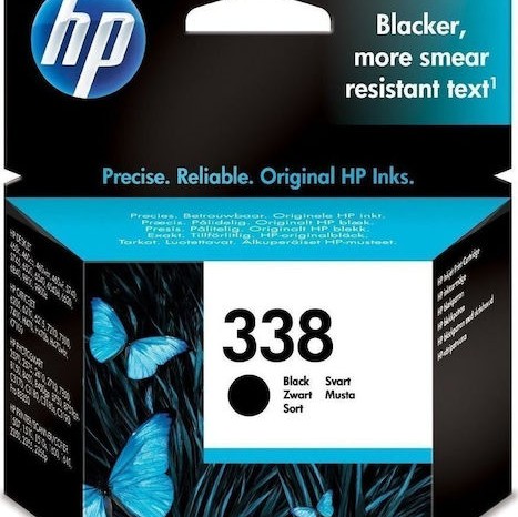 HP 338 Γνήσιο Μελάνι Εκτυπωτή InkJet Μαύρο (C8765EE)