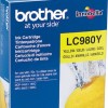 Brother LC980 Γνήσιο Μελάνι Εκτυπωτή InkJet Κίτρινο (LC-980Y)