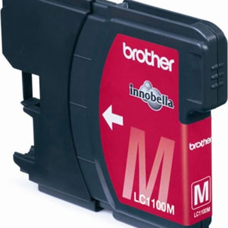 Brother LC1100 Γνήσιο Μελάνι Εκτυπωτή InkJet Ματζέντα (LC-1100M)