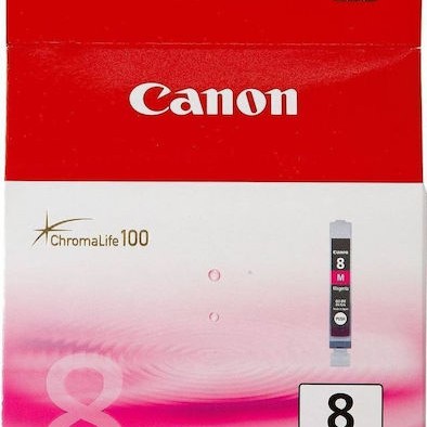 Canon CLI-8 Γνήσιο Μελάνι Εκτυπωτή InkJet Ματζέντα (0622B001)