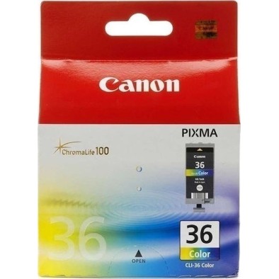 Canon CLI-36 Γνήσιο Μελάνι Εκτυπωτή InkJet Πολλαπλό (Color) (1511B001)