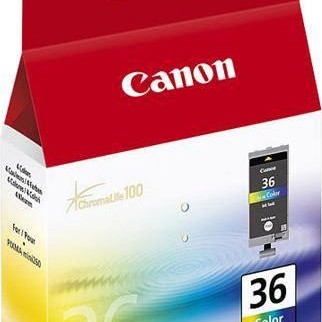 Canon CLI-36 Γνήσιο Μελάνι Εκτυπωτή InkJet Πολλαπλό (Color) (1511B001)