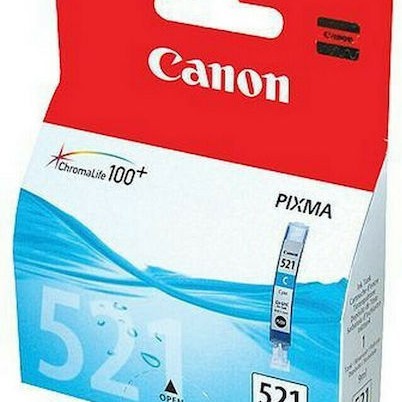 Canon CLI-521 Γνήσιο Μελάνι Εκτυπωτή InkJet Κυανό (2934B001)