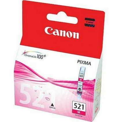 Canon CLI-521 Γνήσιο Μελάνι Εκτυπωτή InkJet Ματζέντα (2935B001)