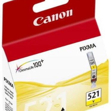 Canon CLI-521 Γνήσιο Μελάνι Εκτυπωτή InkJet Κίτρινο (2936B001)