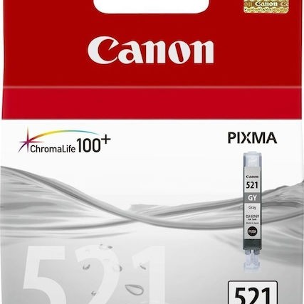 Canon CLI-521 Γνήσιο Μελάνι Εκτυπωτή InkJet Γκρι (2937B001)