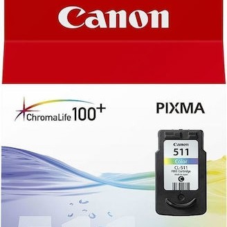 Canon CL-511 Γνήσιο Μελάνι Εκτυπωτή InkJet Πολλαπλό (Color) (2972B001)