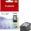 Canon CL-511 Γνήσιο Μελάνι Εκτυπωτή InkJet Πολλαπλό (Color) (2972B001)