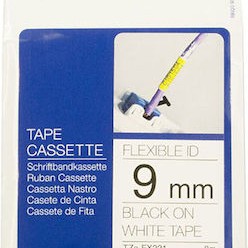 Brother P-touch Ταινία Ετικετογράφου σε Μαύρο Χρώμα