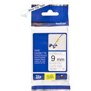 Brother P-touch Ταινία Ετικετογράφου σε Μαύρο Χρώμα