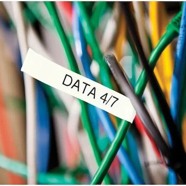 Brother P-touch Ταινία Ετικετογράφου σε Μαύρο Χρώμα