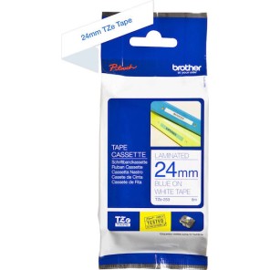 Brother Ταινία Ετικετογράφου 8m x 24mm σε Λευκό Χρώμα