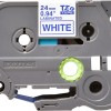 Brother Ταινία Ετικετογράφου 8m x 24mm σε Λευκό Χρώμα