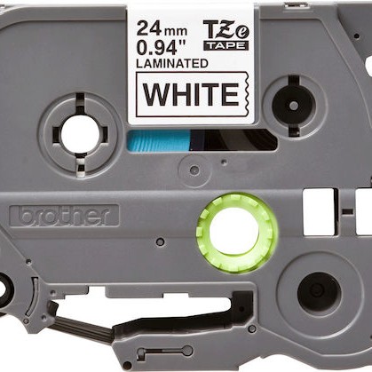 Brother Ταινία Ετικετογράφου 8m x 24mm σε Λευκό Χρώμα