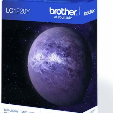 Brother LC1220 Γνήσιο Μελάνι Εκτυπωτή InkJet Κίτρινο (LC-1220Y)
