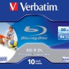 Verbatim Εγγράψιμα BD-R 6x Dual Layer 50GB Cake Box 10τμχ