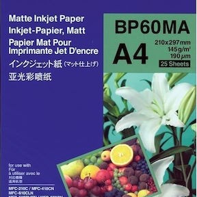 Brother Φωτογραφικό Χαρτί A4 (21x30) για Εκτυπωτές Inkjet