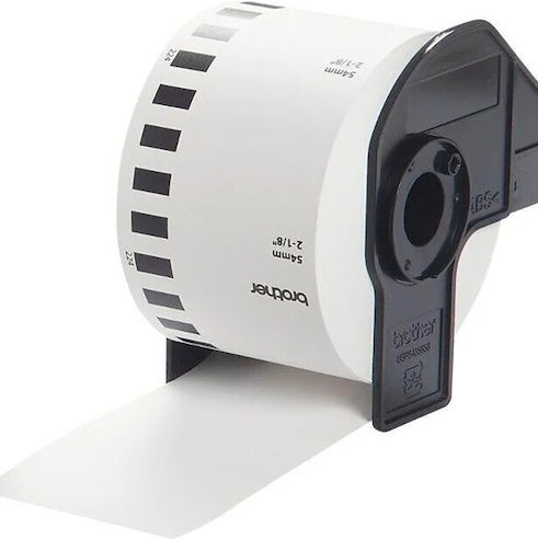 Brother P-Touch Ταινία Ετικετογράφου 30m x 54mm σε Λευκό Χρώμα
