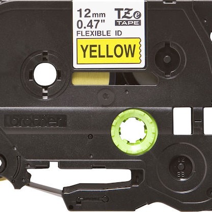 Brother Ταινία Ετικετογράφου 8m x 12mm σε Κίτρινο Χρώμα
