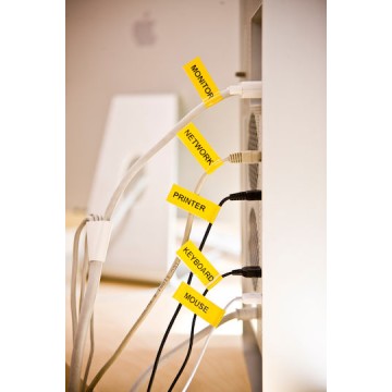 Brother Ταινία Ετικετογράφου 8m x 12mm σε Κίτρινο Χρώμα