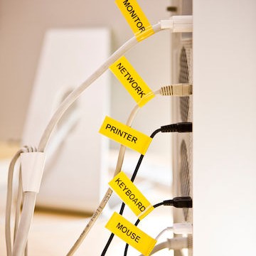 Brother Ταινία Ετικετογράφου 8m x 12mm σε Κίτρινο Χρώμα