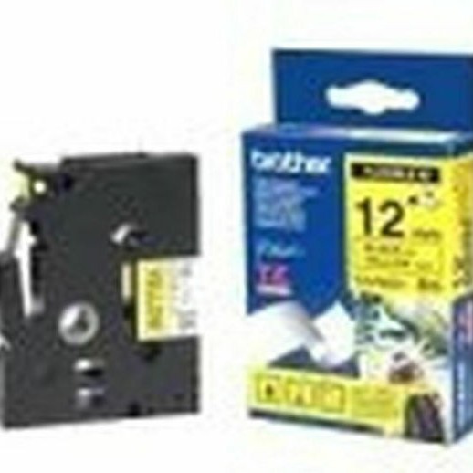 Brother Ταινία Ετικετογράφου 8m x 12mm σε Κίτρινο Χρώμα