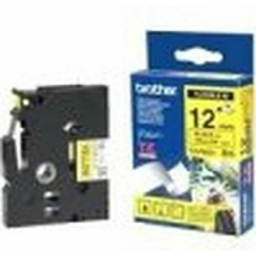 Brother Ταινία Ετικετογράφου 8m x 12mm σε Κίτρινο Χρώμα