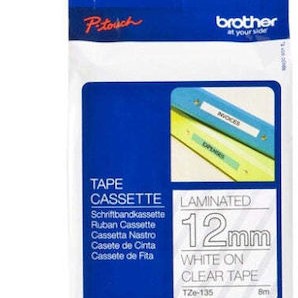 Brother P-touch Ταινία Ετικετογράφου σε Λευκό Χρώμα