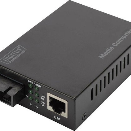 Digitus Gigabit Media Converter, RJ45 / SC