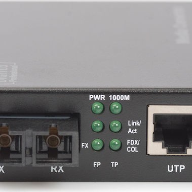 Digitus Gigabit Media Converter, RJ45 / SC
