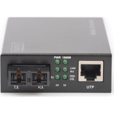 Digitus Gigabit Media Converter, RJ45 / SC