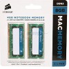 Corsair Mac Memory DDR3 8GB RAM με 2x4GB Modules και Ταχύτητα 1333 για Laptop