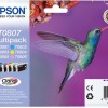 Epson T0807 Γνήσιο Πακέτο 6 Μελανιών Εκτυπωτή InkJet Ανοιχτό Κυανό / Ανοιχτό Ματζέντα / Κίτρινο / Κυανό / Ματζέντα / Μαύρο (C13T08074011 C13T08074020 C13T08074010)