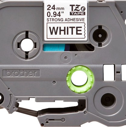 Brother Ταινία Ετικετογράφου 8m x 24mm σε Μαύρο Χρώμα