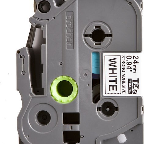 Brother Ταινία Ετικετογράφου 8m x 24mm σε Μαύρο Χρώμα