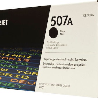 HP 507A Γνήσιο Toner Laser Εκτυπωτή Μαύρο 5500 Σελίδων (CE400A)