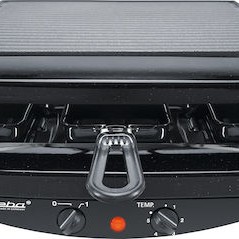 Steba RC 3 Plus Επιτραπέζια Ηλεκτρική Ψησταριά 1450W Ανοξείδωτη με Ρυθμιζόμενο Θερμοστάστη 26x36εκ.