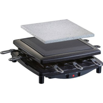 Steba RC 3 Plus Επιτραπέζια Ηλεκτρική Ψησταριά 1450W Ανοξείδωτη με Ρυθμιζόμενο Θερμοστάστη 26x36εκ.