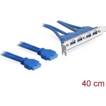 DeLock USB 3.0 pinheader - 4x USB 3.0 female
