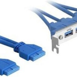 DeLock USB 3.0 pinheader - 4x USB 3.0 female