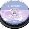 Verbatim Εγγράψιμα DVD+R 16x 4.7GB 10τμχ