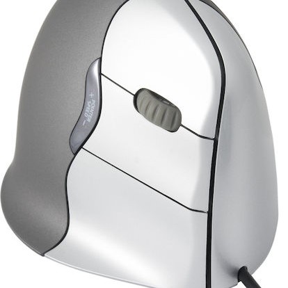Evoluent VerticalMouse 4 Right Ενσύρματο Εργονομικό Ποντίκι Γκρι