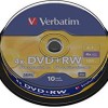 Verbatim Επανεγγράψιμα DVD+RW 4x 4.7GB Cake Box 10τμχ