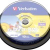 Verbatim Επανεγγράψιμα DVD+RW 4x 4.7GB Cake Box 10τμχ