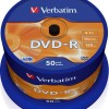 Verbatim Εγγράψιμα DVD-R 16x 4.7GB Cake Box 50τμχ