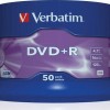 Verbatim Εγγράψιμα DVD+R 16x 4.7GB Cake Box 50τμχ
