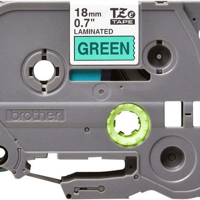 Brother TZe-741 Ταινία Ετικετογράφου 8m x 18mm σε Πράσινο Χρώμα