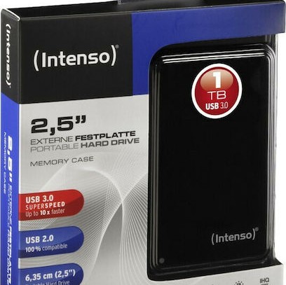 Intenso Memory Case USB 3.0 Εξωτερικός HDD 1TB 2.5