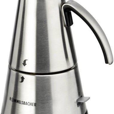 Rommelsbacher Eko 364/e Ηλεκτρικό Μπρίκι Espresso 4cups Inox Καφέ
