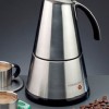 Rommelsbacher EKO 366/E Ηλεκτρικό Μπρίκι Espresso 6cups 365W Inox Ασημί